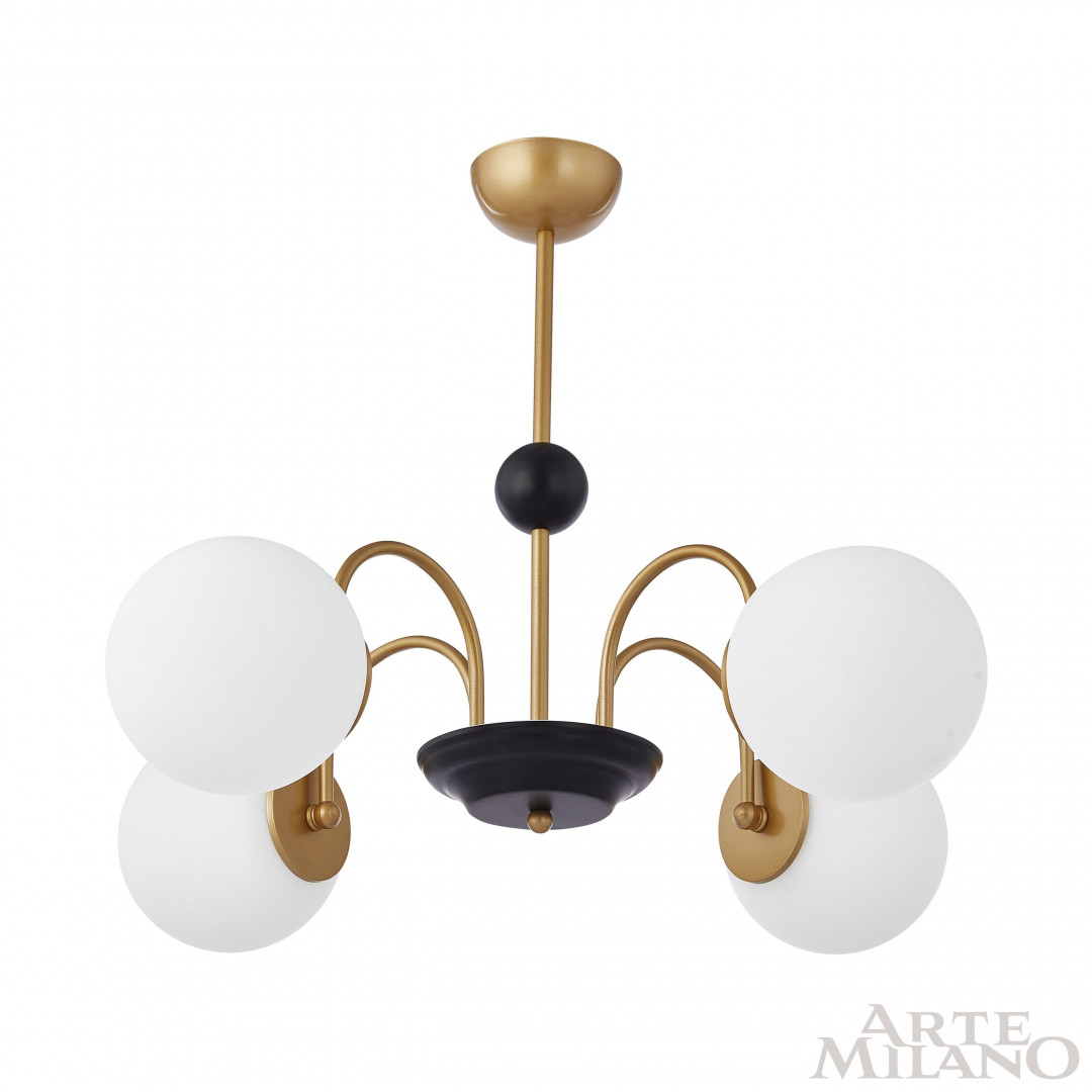 Люстра на штанге Arte Milano Napoli 312066/D700/4 BS/BK