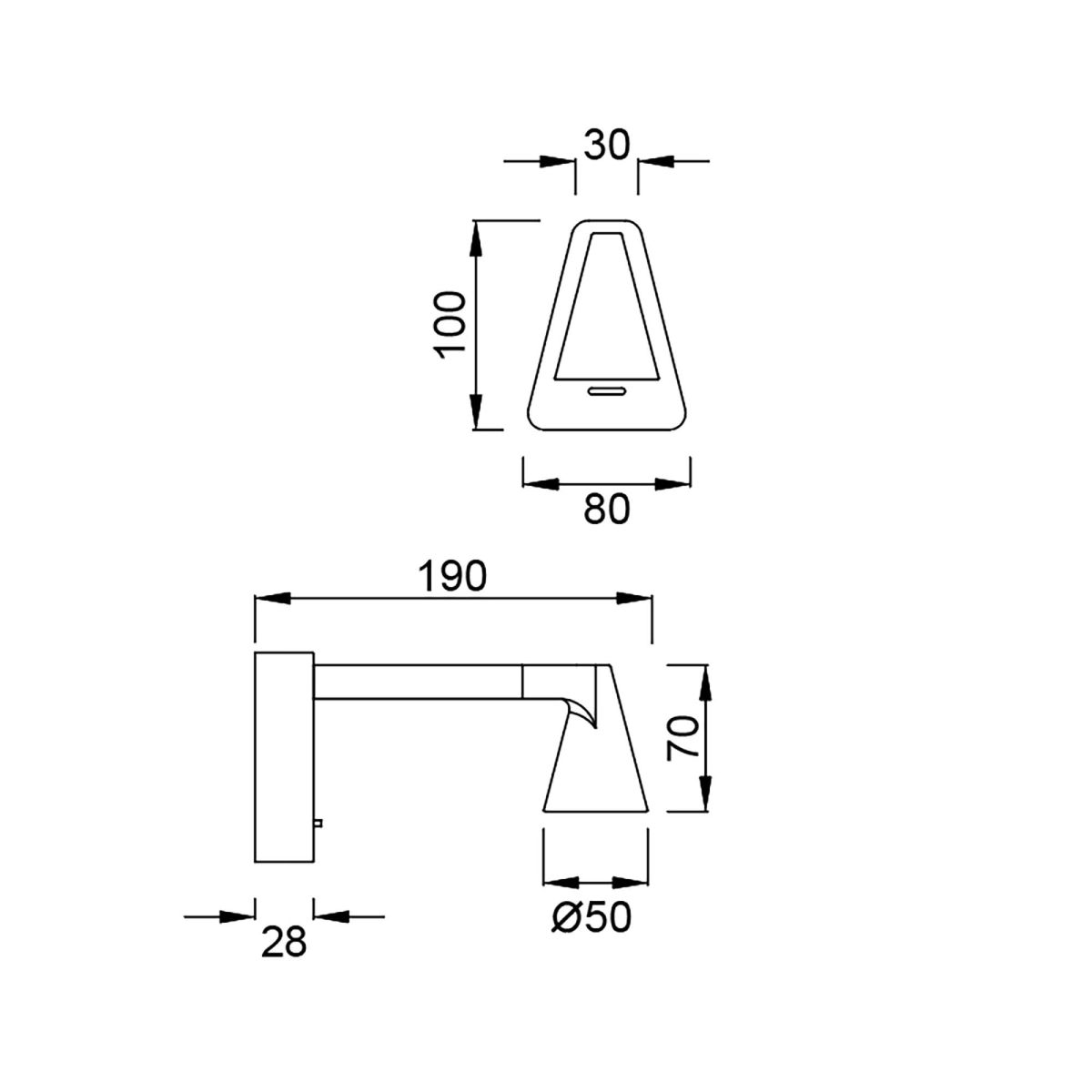 Настенный светильник Mantra Africa 9412