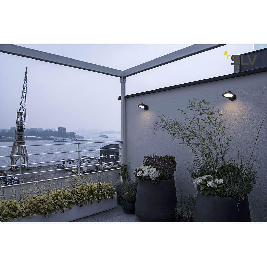 Уличный настенный светодиодный светильник SLV Square 1000834