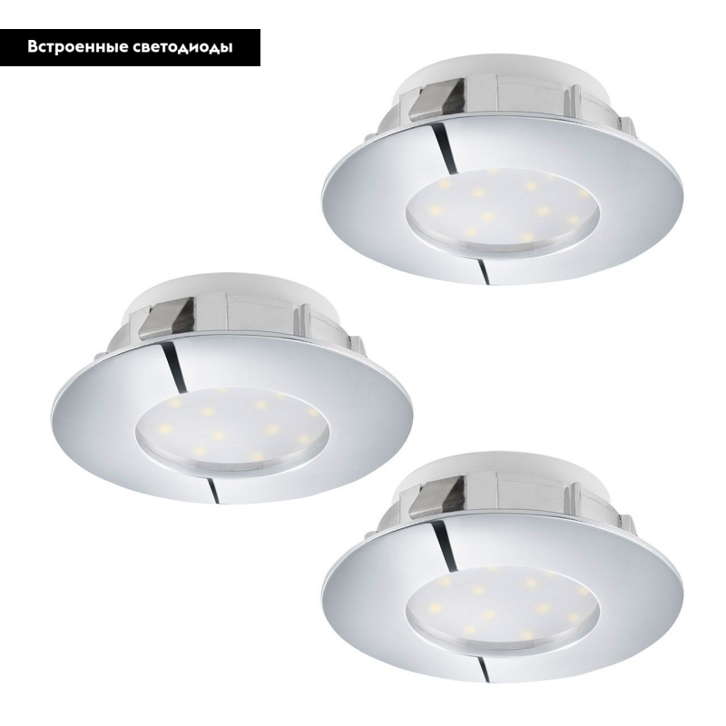 Встраиваемый светодиодный светильник Eglo Pineda 95822