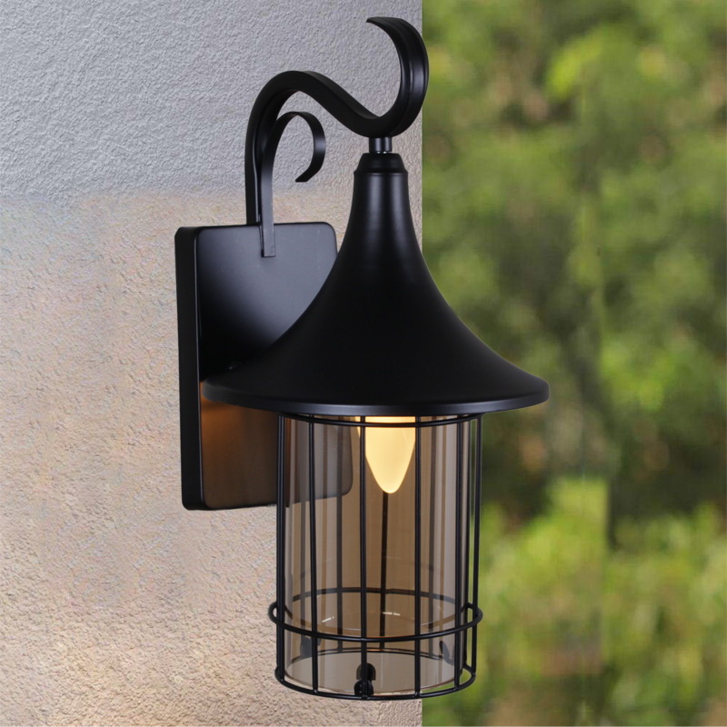 Уличный настенный светильник Reluce 08290-9.2-001U BK