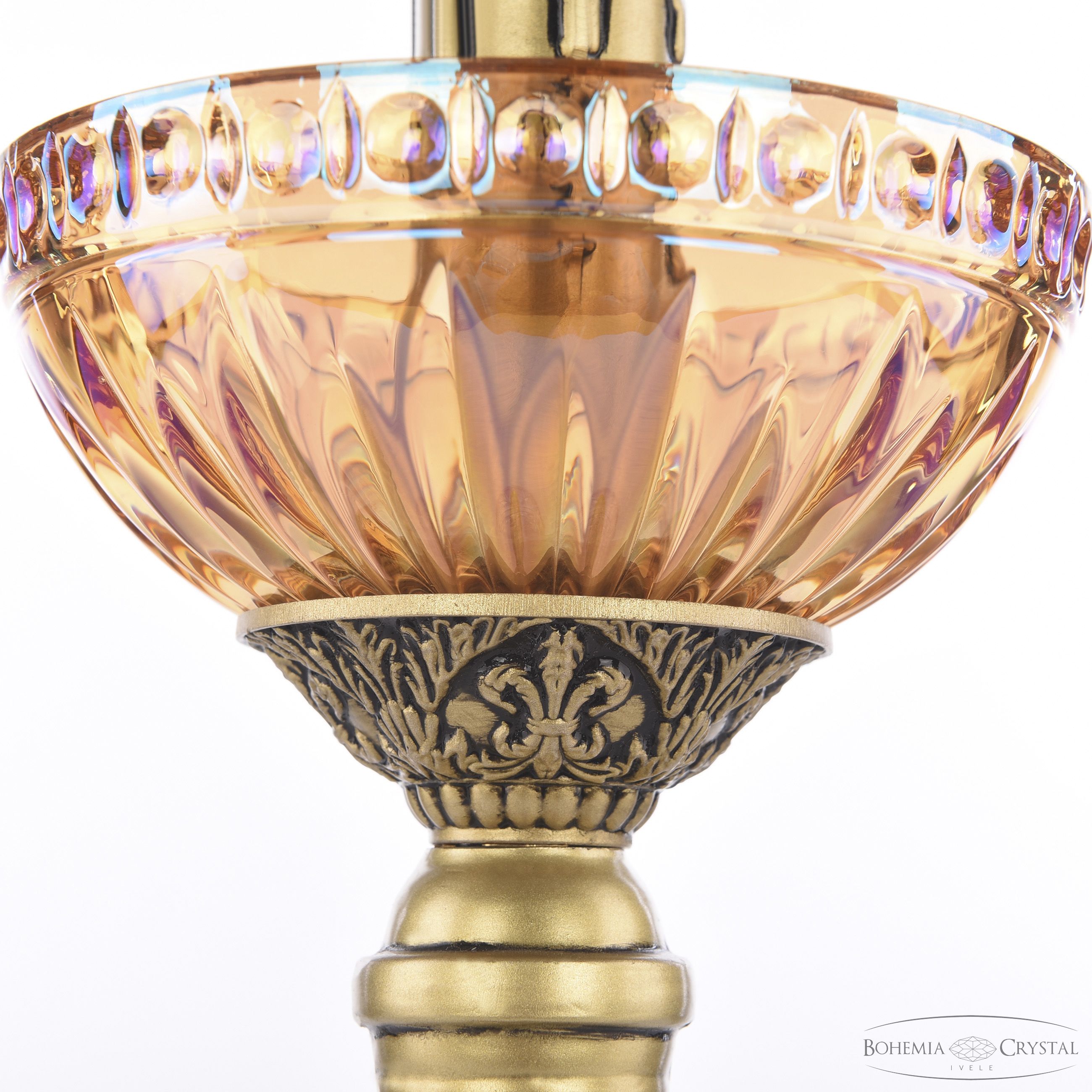 Настольная лампа Bohemia Ivele Crystal AL79100L/12 AGB P Shampan/M-1G