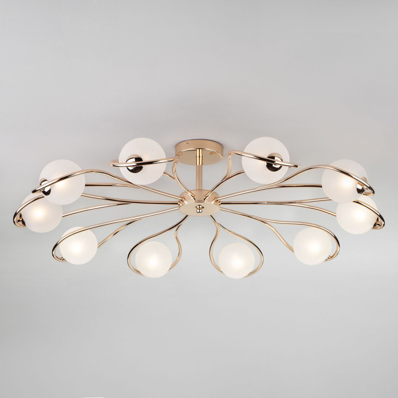 Потолочная люстра Eurosvet Camomile 70089/10 золото
