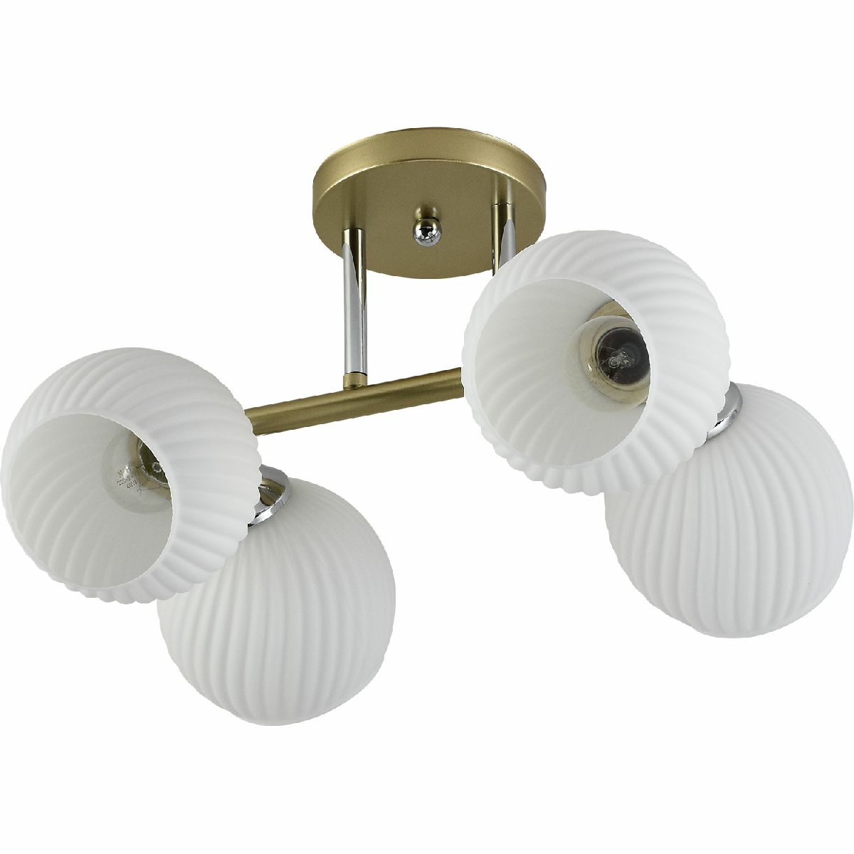 Потолочная люстра Reluce 01375-0.3-04 GOLD+CR