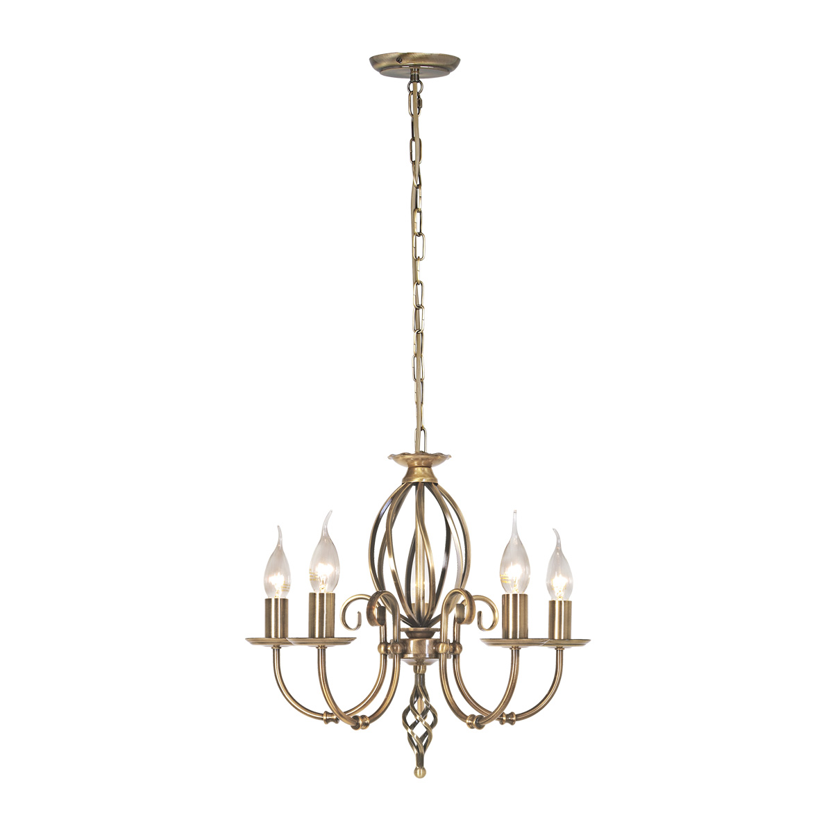 Подвесная люстра Elstead Lighting ART5-AGD-BRASS