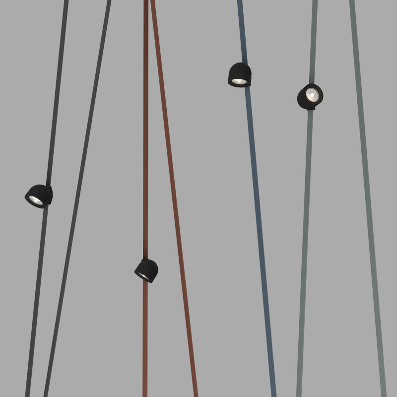 Трековый однофазный светильник Denkirs Belty spot DK5640-BK