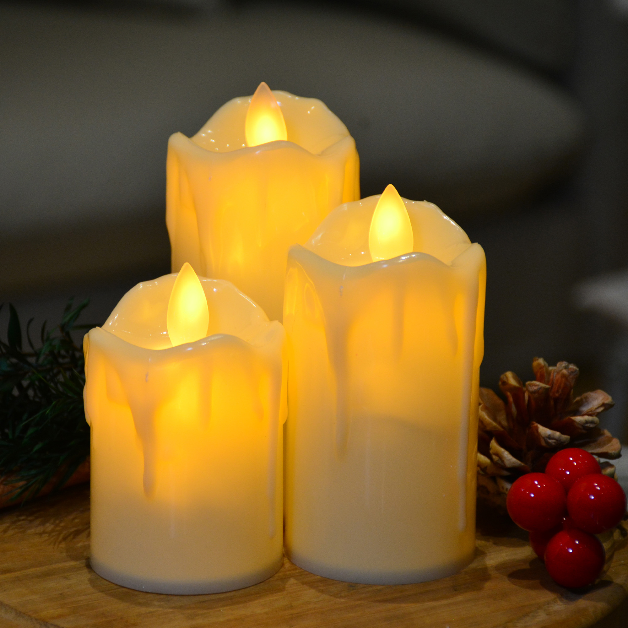 Фигурка светодиодная Свеча Uniel ULD-F063 WW CANDLE SET3 UL-00012458