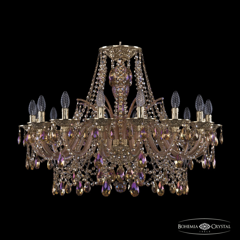 Подвесная люстра Bohemia Ivele Crystal 16111/16/300 G M777