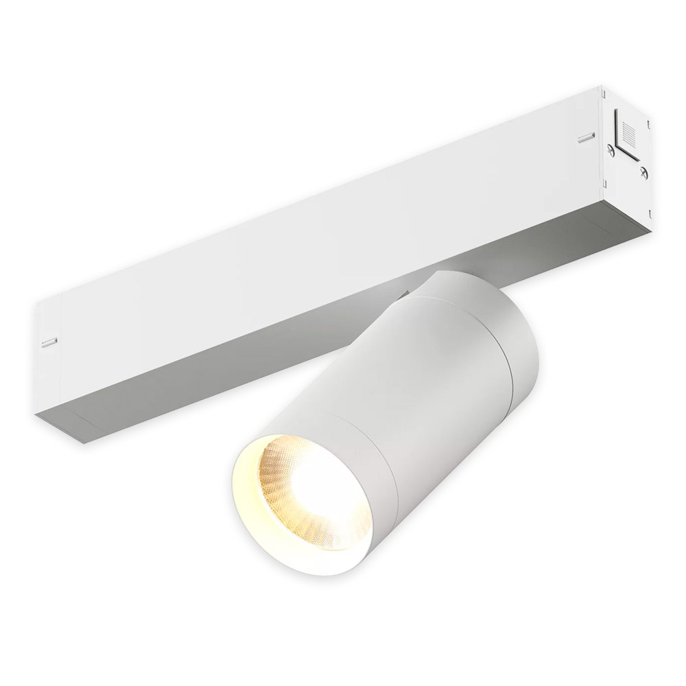 Трековый однофазный светильник AM Group AM527 WH-220V-20W SMART