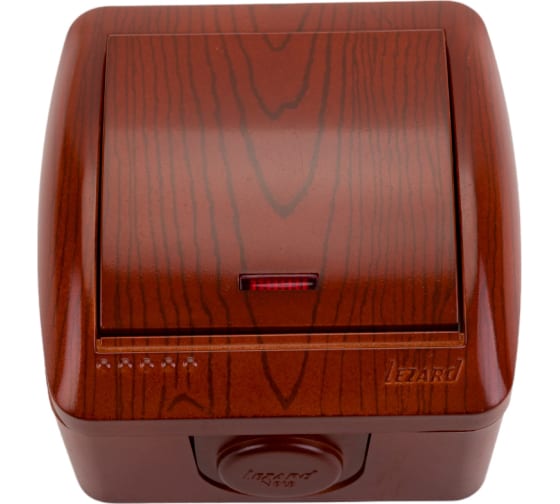 Выключатель с подсветкой Lezard Nata 710-0600-111