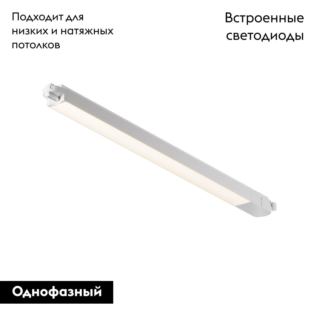 Трековый светильник Maytoni Basis TR000-1-24W3K-W