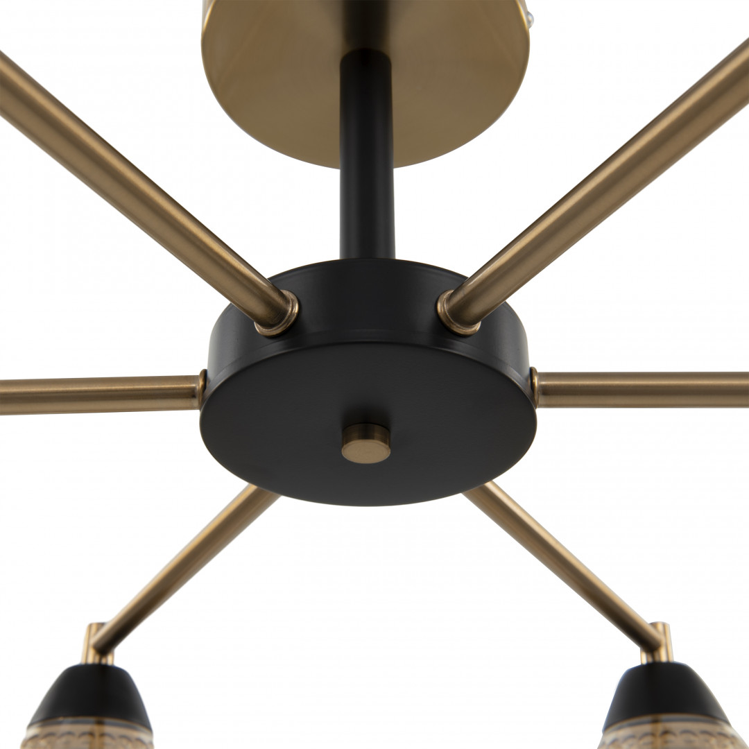 Потолочная люстра Arte Milano Napoli 330754/6 BK+AB