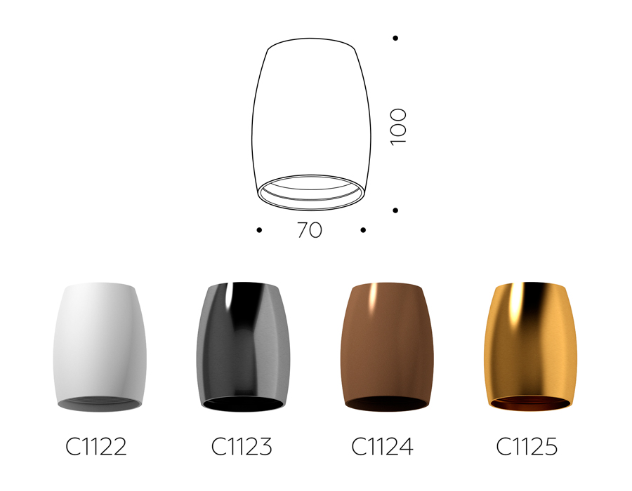 Корпус светильника накладной Ambrella Light DIY Spot C1123