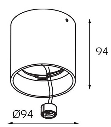 Накладной светильник Italline SKY white