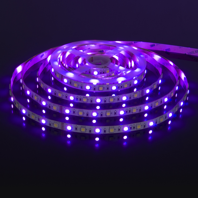 Светодиодная лента Elektrostandard 24V 14,4W 60Led 5050+5050 IP20 MIX RGB/холодный белый, 5м 4690389172274