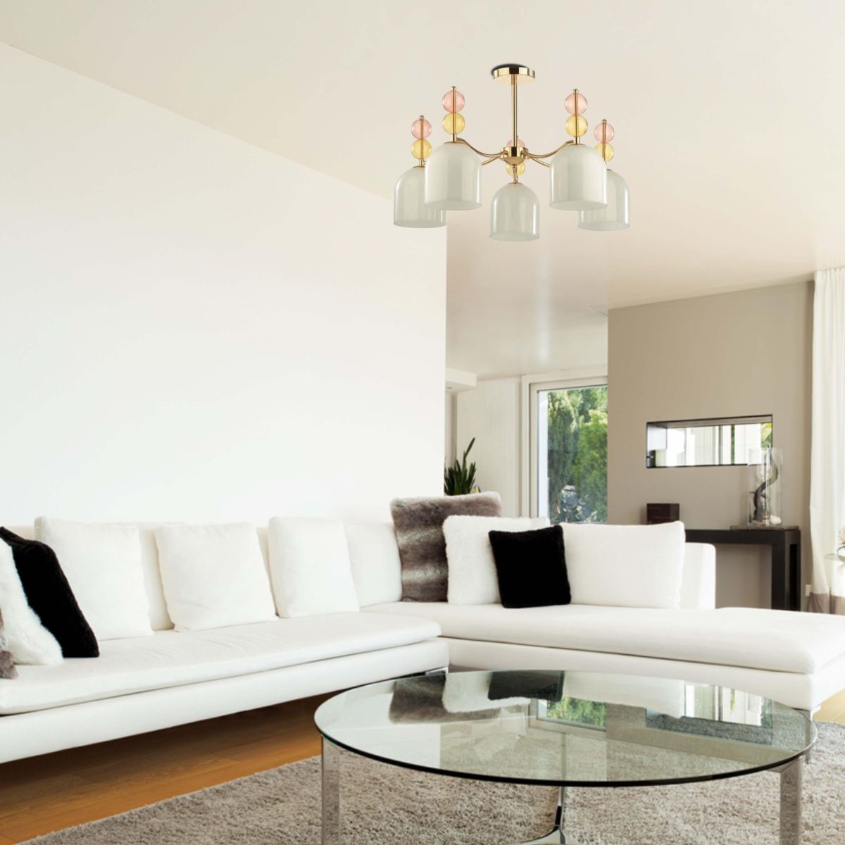 Люстра на штанге Alfa Light F0824-10