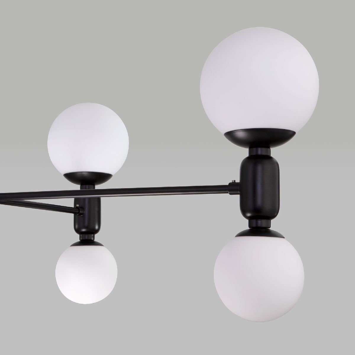 Подвесная люстра Eurosvet Bubble 30182/8 черный Smart a063212