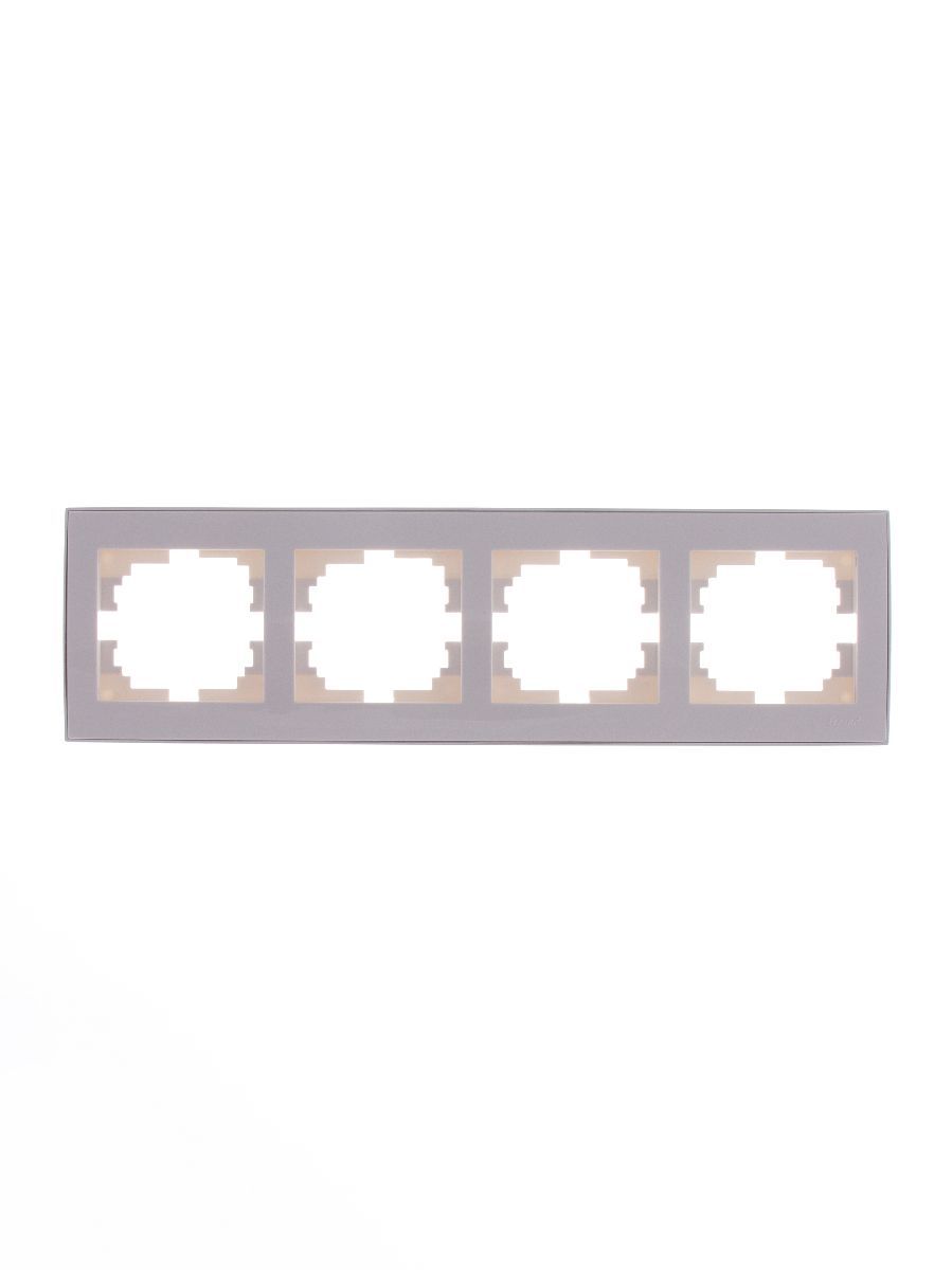 Рамка 4-местная горизонтальная Lezard Rain 703-0225-149
