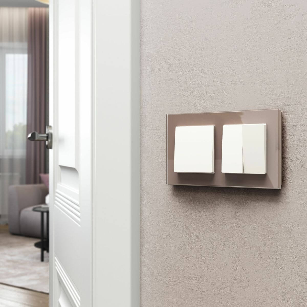 Выключатель одноклавишный Werkel 4690389184536 W1110061