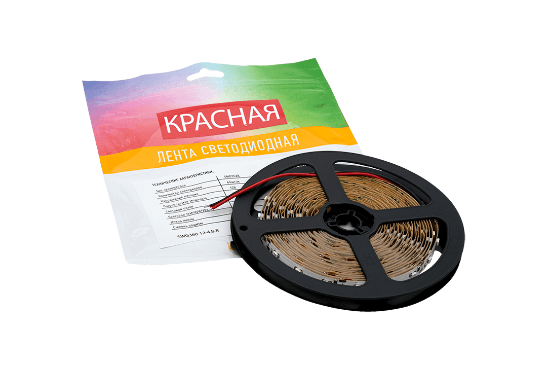 Светодиодная лента SWG SWG360-12-4.8-R 000044