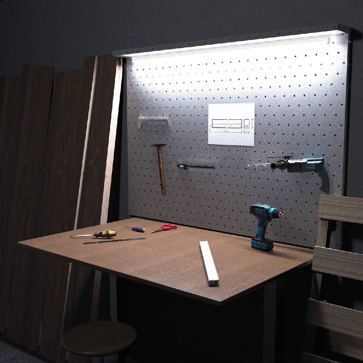 Настенный светодиодный светильник Gauss Led TL Elementary 130411214