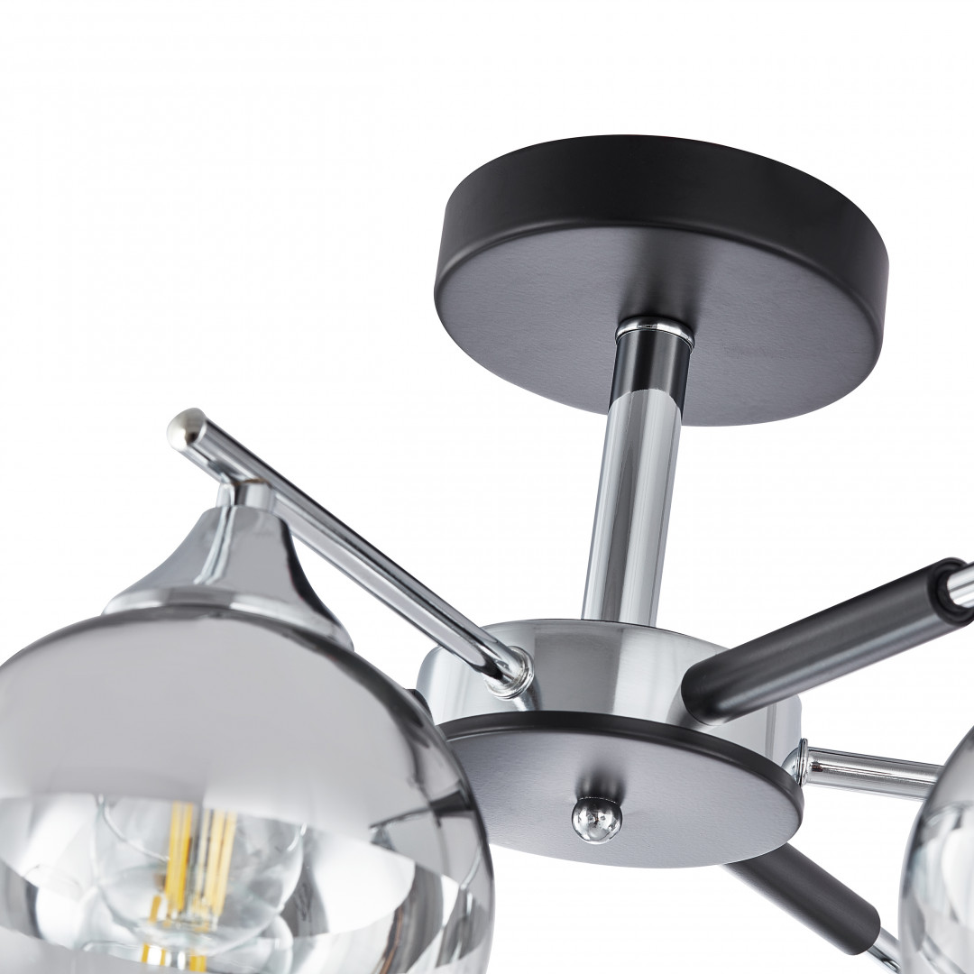 Люстра на штанге Arte Milano Napoli 339354/6 CR+BK