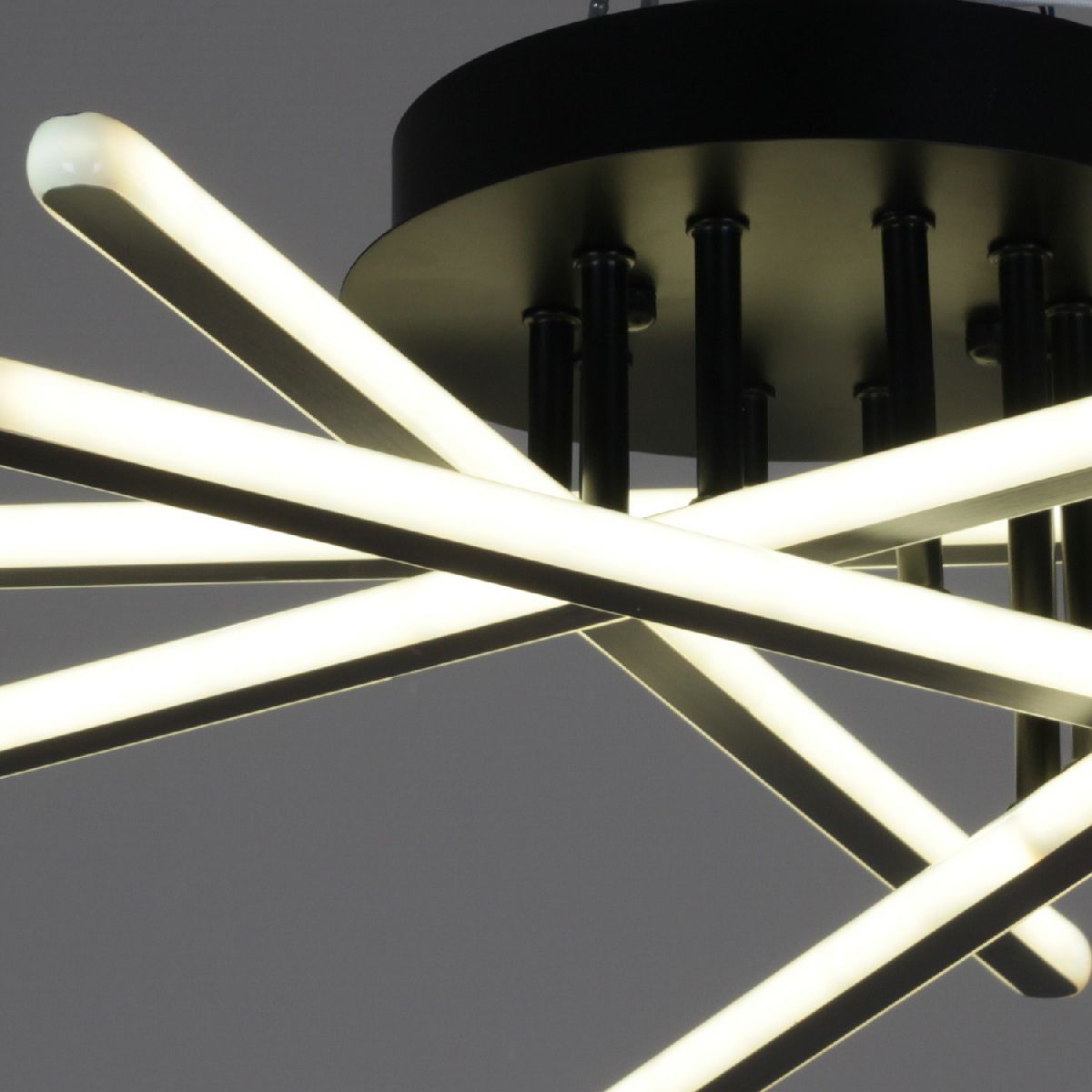 Потолочная люстра Reluce 08855-3.3-05C BK+GY