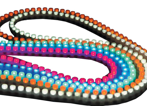 Гибкая светодиодная лента Donolux 12В 7,7Вт красный 0,96м IP68 DL-18001/RED-12V IP