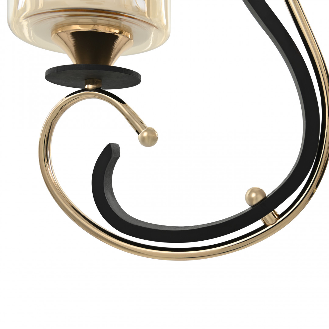 Подвесная люстра Arte Milano Florentia 302237/3 Bk/Gd