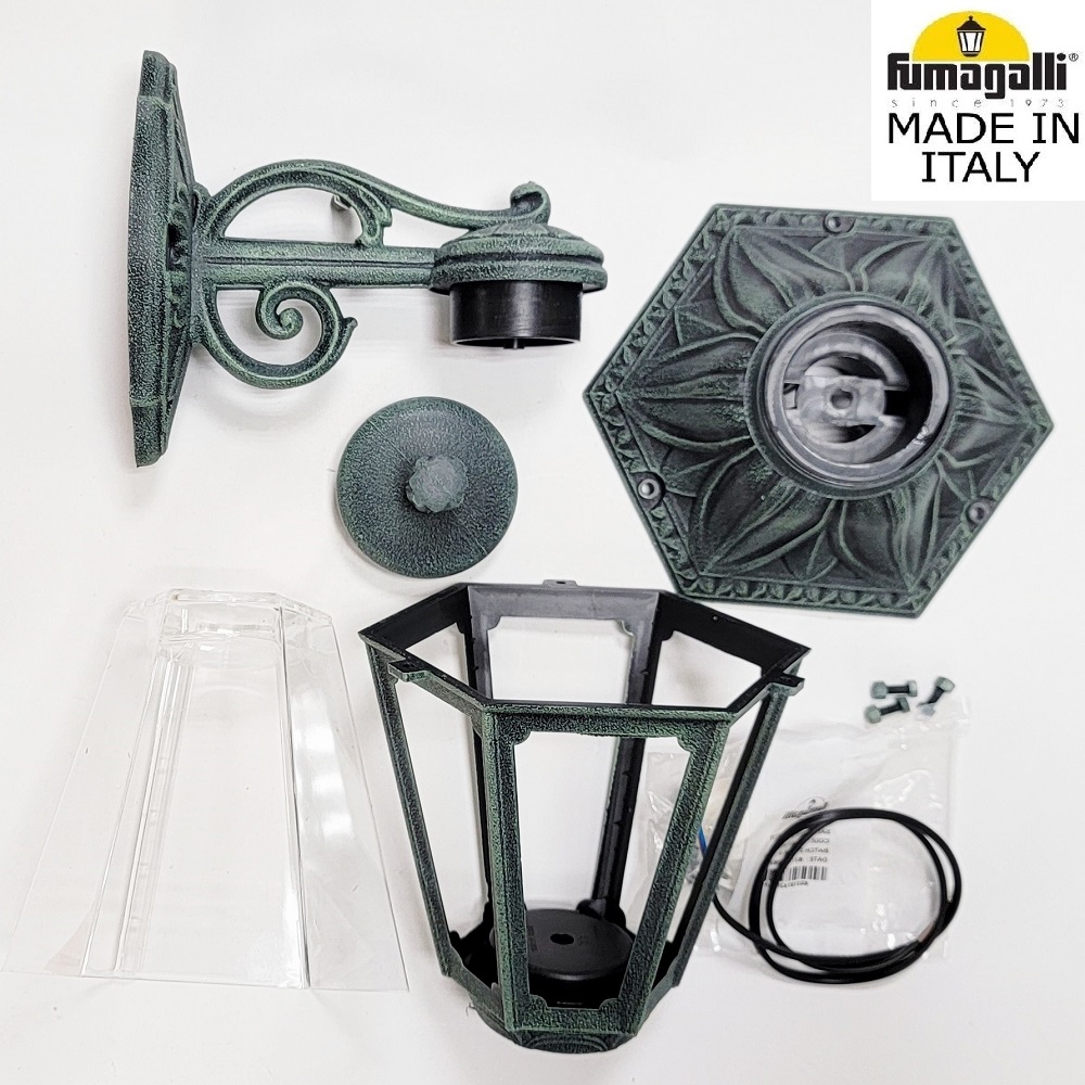 Уличный настенный светильник Fumagalli BISSO/ANNA E22.131.000.VXE27DN