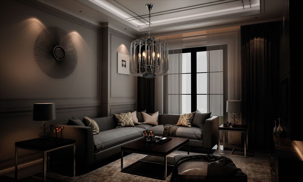 Подвесная люстра iLamp Mono P2481-6 Chrome