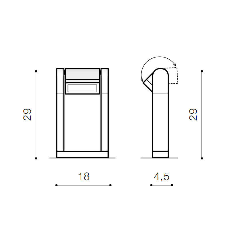 Уличный светильник Azzardo Frame spike AZ2128