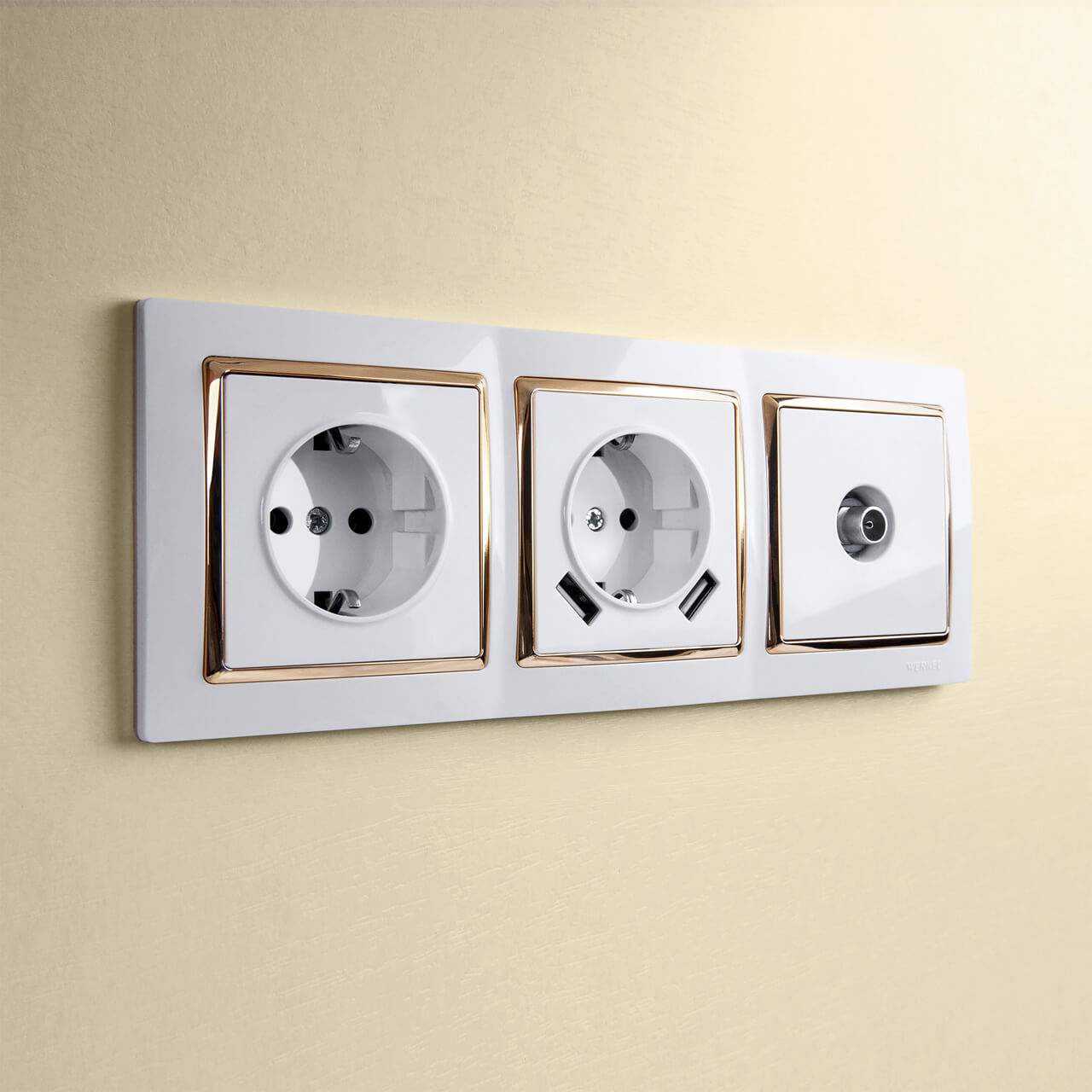 ТВ-розетка оконечная Werkel белый W1183001 4690389155390