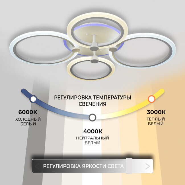 Потолочная люстра Wedo Light Maria 75299.01.09.04