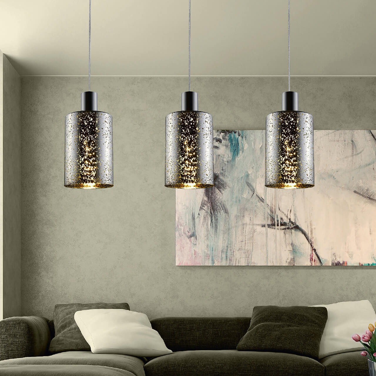 Подвесной светильник Zumaline PIOLI P0369-03A-B5GR