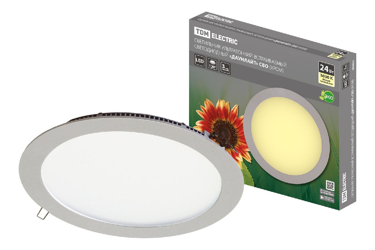Встраиваемый светодиодный светильник TDM Electric Даунлайт СВО SQ0329-0103