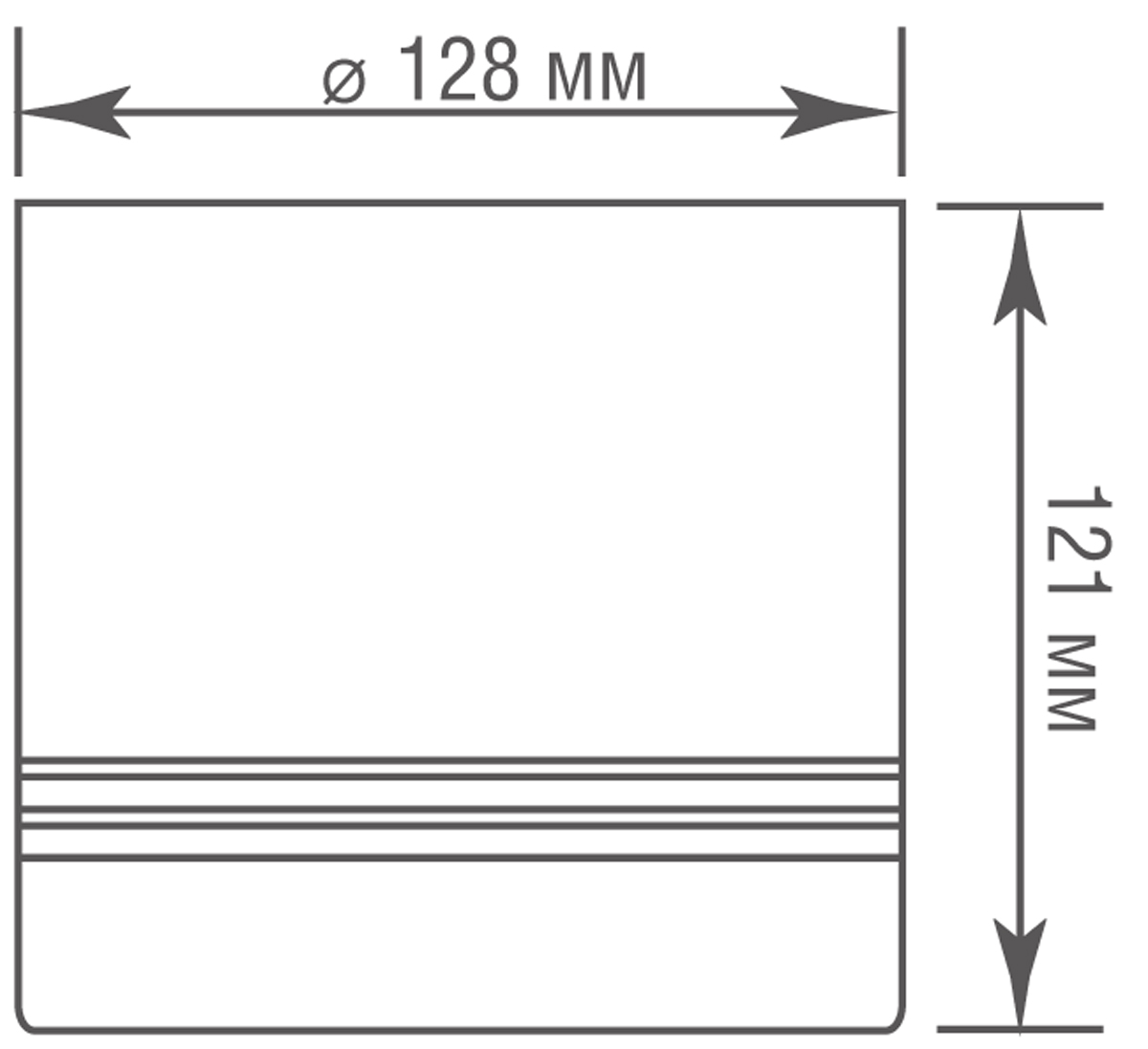 Накладной светильник Donolux Barell DL18484R23W1W IP44