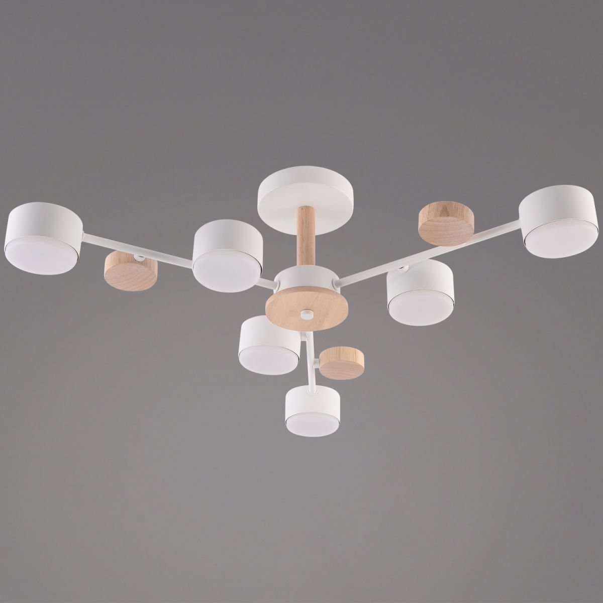 Люстра на штанге Reluce 03758-0.3-06 WT+WOOD GX53