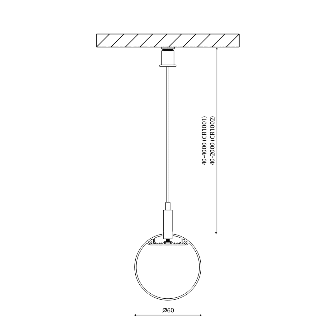 Профиль алюминиевый DesignLed LT.60 001076