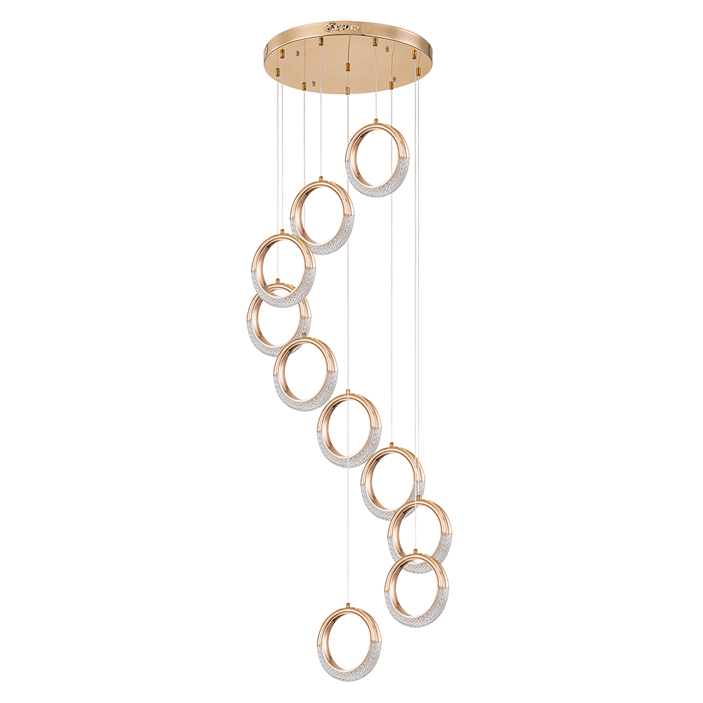 Каскадная люстра Arte Lamp Montana A7777SP-10GO