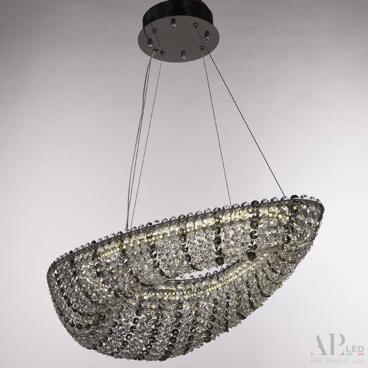 Подвесная люстра Arte Perfetto Luce Sicilia SH509.0.70.R.Ni.4000.Clear.731