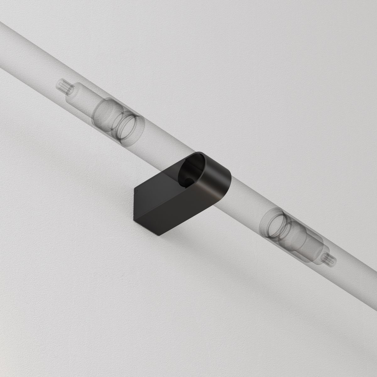 Фиксатор для накладного монтажа штанговой системы Maytoni Axity CA010SM-B
