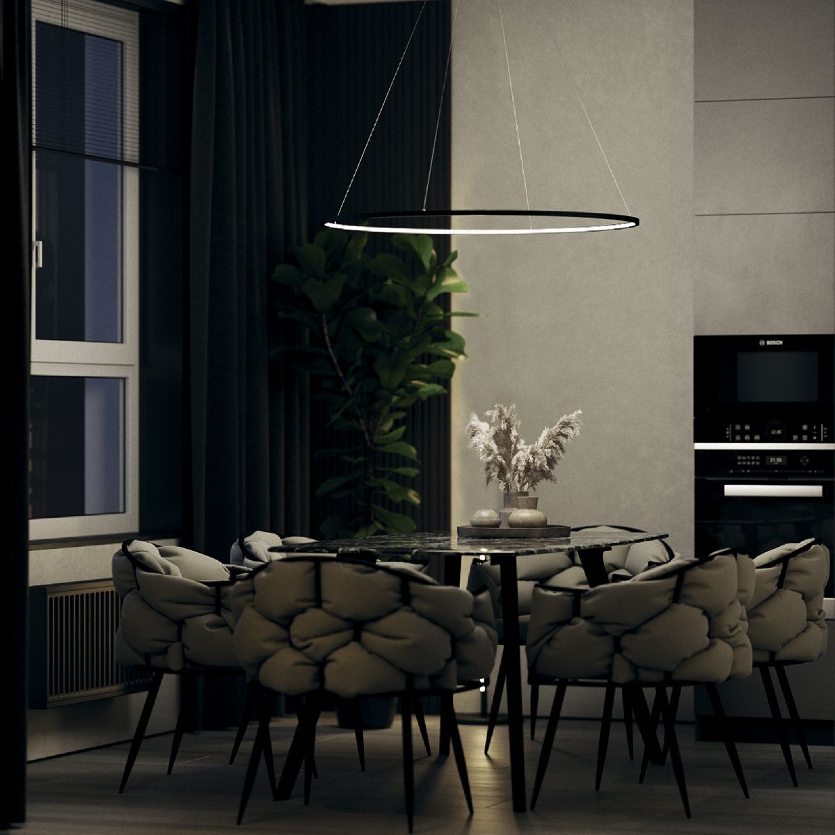 Подвесной светильник Maytoni Glint MOD072PL-L36B3K