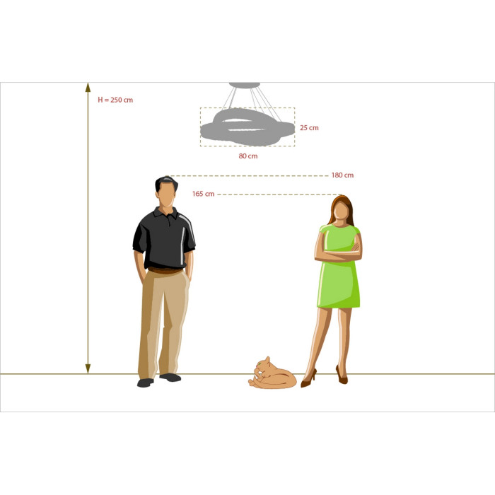 Подвесной светодиодный светильник Chiaro Гослар 5 498012202