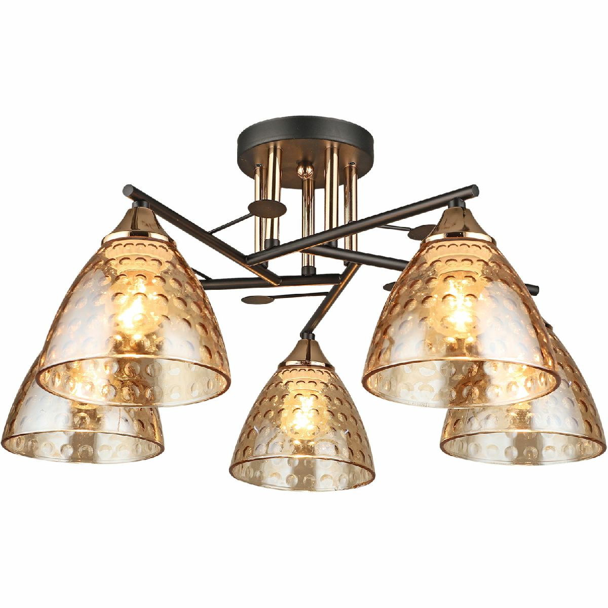 Потолочная люстра Reluce 03674-0.3-05 BK+FG