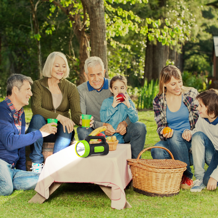 Ручной светодиодный фонарь на солнечных батареях Novotech Trip аккумуляторный 85х110 560 лм 357682