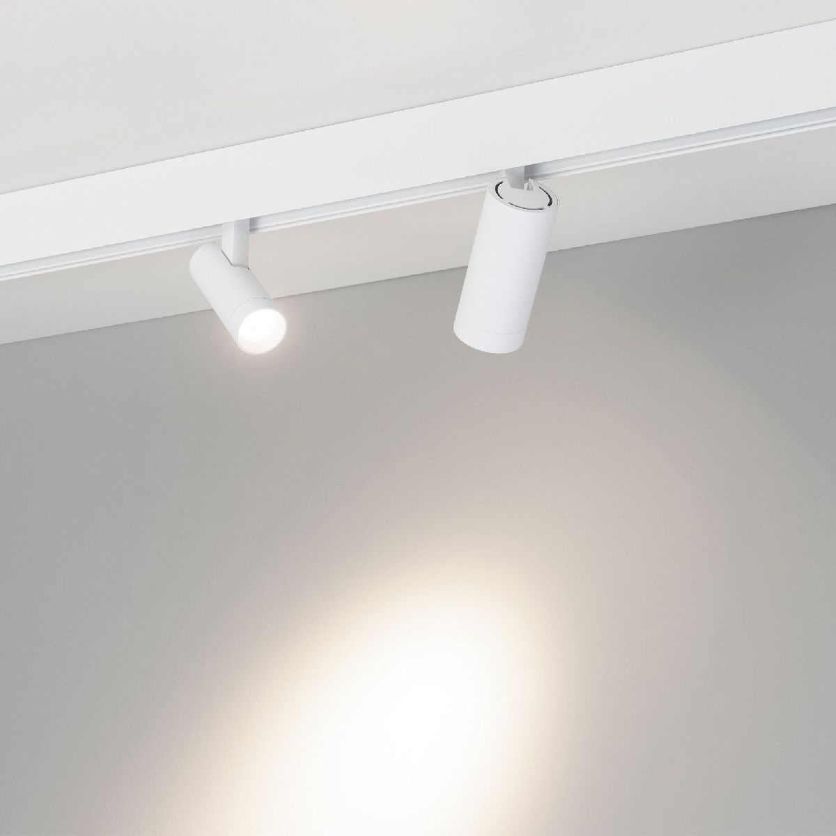 Трековый магнитный светильник Arlight MAG-ORIENT-SPOT-R45-12W Day4000 (WH, 50 deg, 48V) 053726