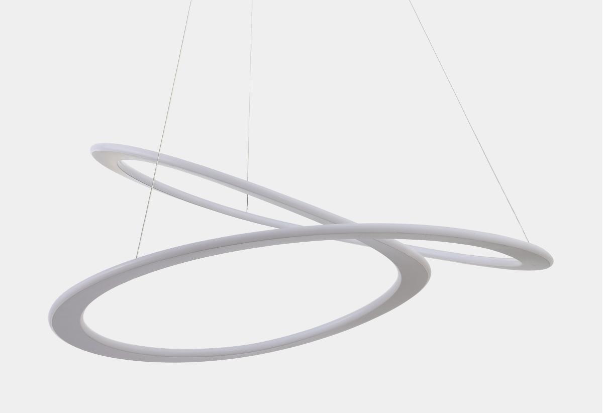 Подвесной светодиодный светильник Crystal Lux Amigo SP D750 Silver