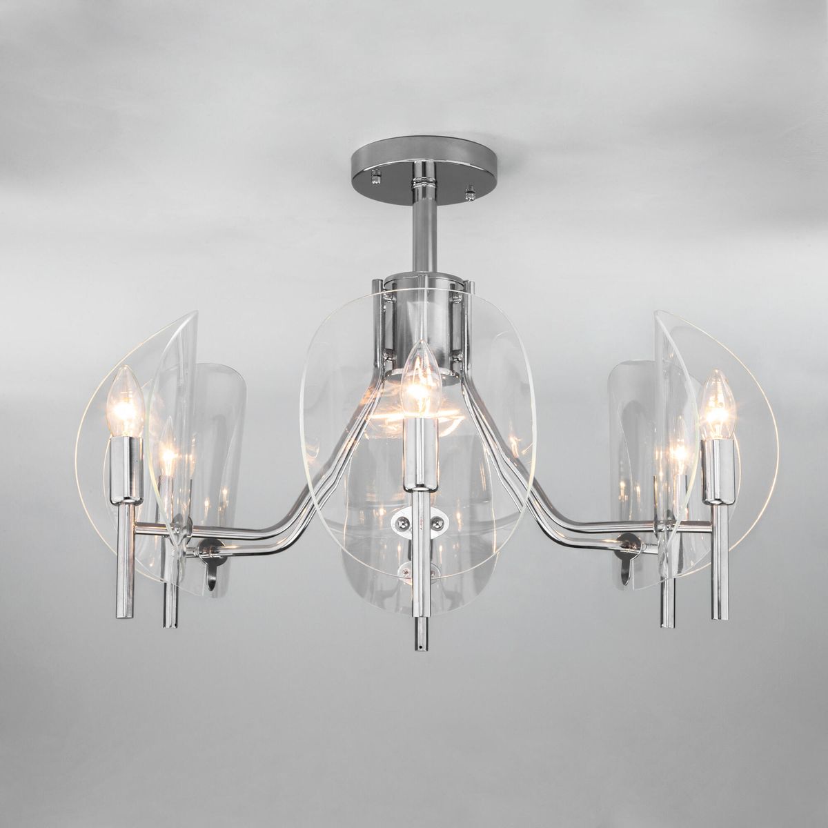 Потолочная люстра Eurosvet Rocco 60135/6 хром