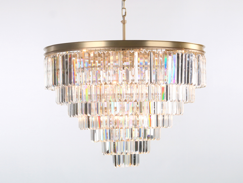 Подвесная люстра Newport 31118/S brass new М0064861